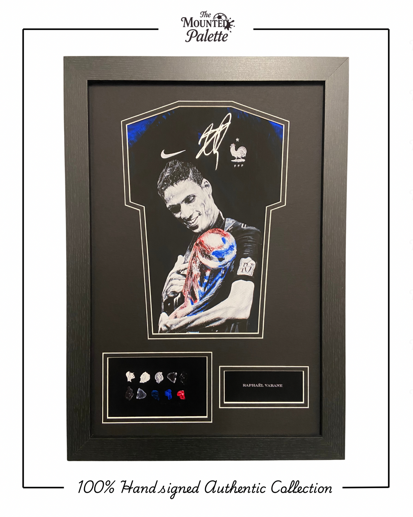 Hand signed 100% authentic Raphaël Varane Mini Shirt