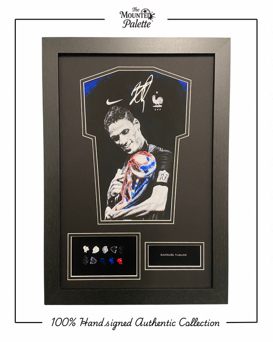 Hand signed 100% authentic Raphaël Varane Mini Shirt