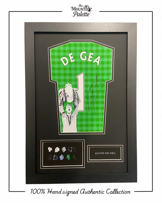 Hand signed 100% authentic David De Gea Mini Shirt