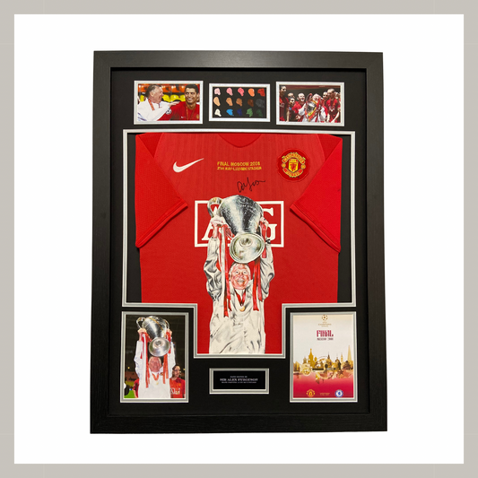 1/1 Sir Alex furguson hand painted, hand signed and framed.